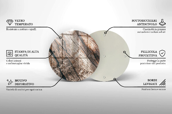 Tocător de bucătărie Structura din lemn