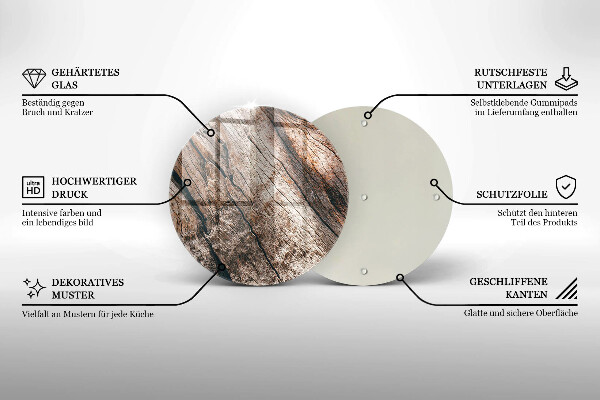 Tocător de bucătărie Structura din lemn