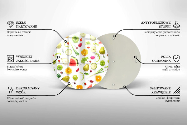 Tocător de bucătărie Model de fructe și legume