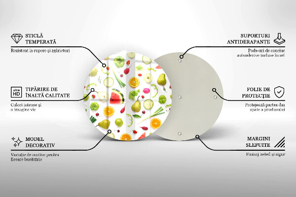 Tocător de bucătărie Model de fructe și legume