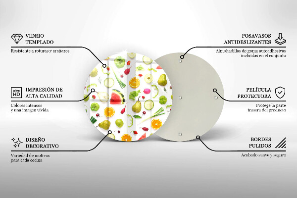Tocător de bucătărie Model de fructe și legume