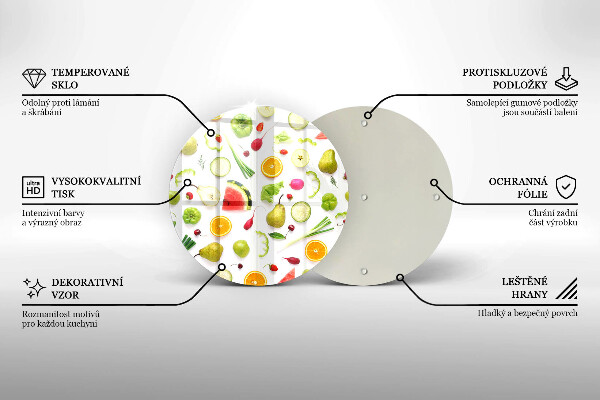 Tocător de bucătărie Model de fructe și legume