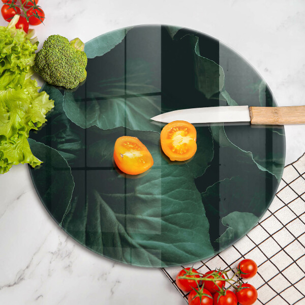 Tocător de bucătărie Frunze sălbatice întunecate