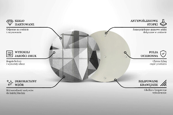 Tocător de bucătărie Abstracție ascuțită concretă