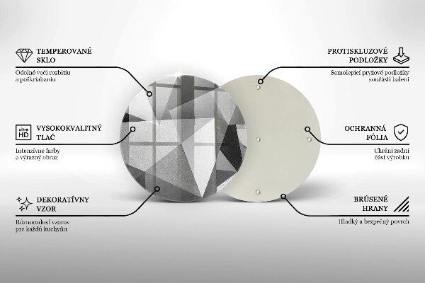 Tocător de bucătărie Abstracție ascuțită concretă