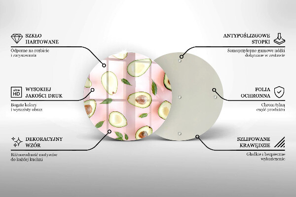 Tocător de bucătărie Model de avocado