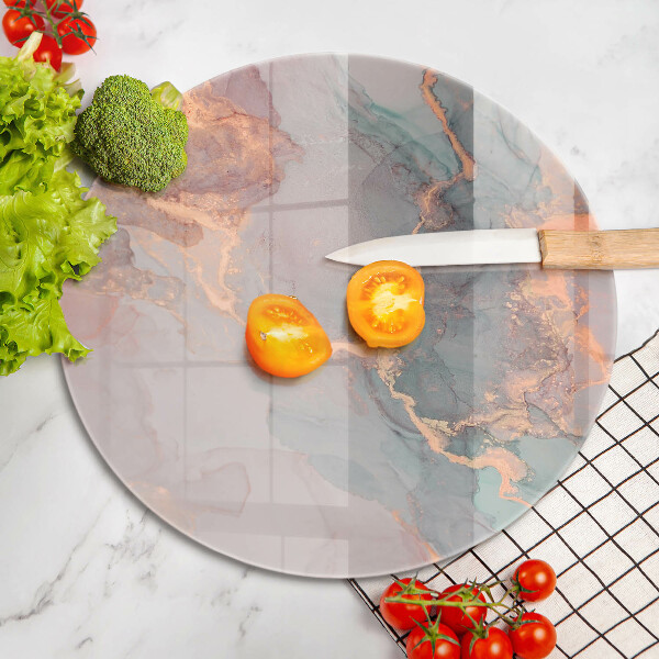 Tocător de bucătărie Marmură cu aur