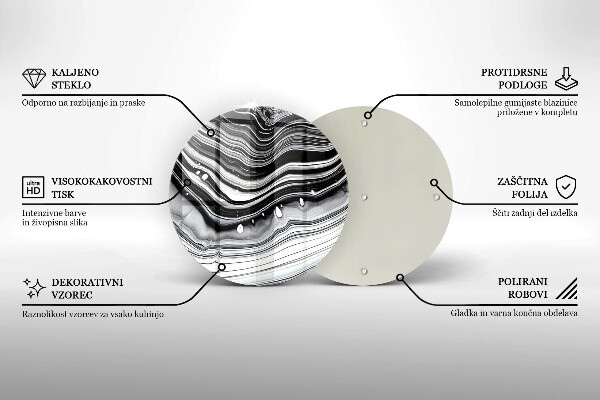 Tocător de bucătărie Abstracția cernelii