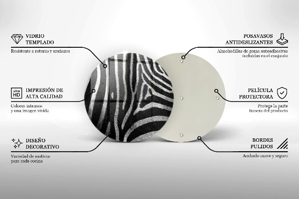 Tocător de bucătărie Dungi de zebră