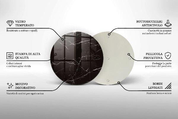 Tocător de bucătărie Placi de marmură