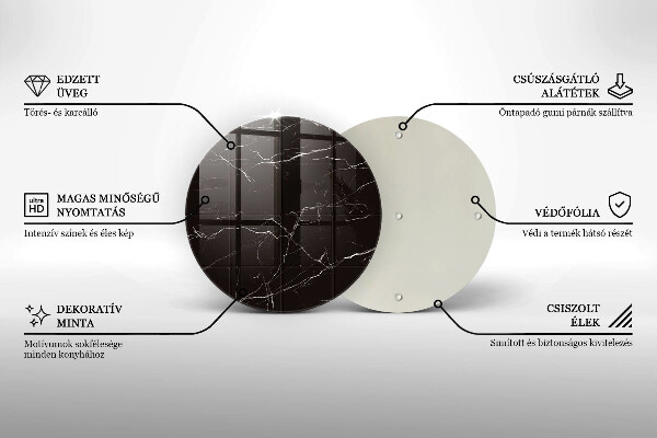 Tocător de bucătărie Placi de marmură