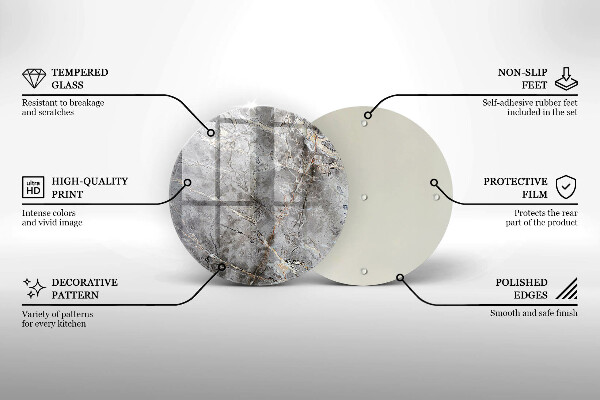 Tocător de bucătărie Textura de piatră