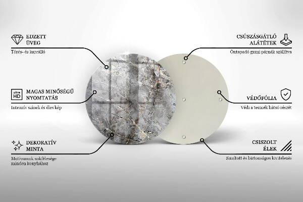 Tocător de bucătărie Textura de piatră