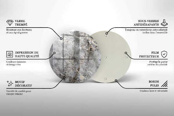 Tocător de bucătărie Textura de piatră