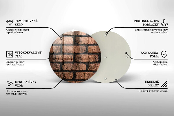 Tocător de bucătărie Zid de cărămizi