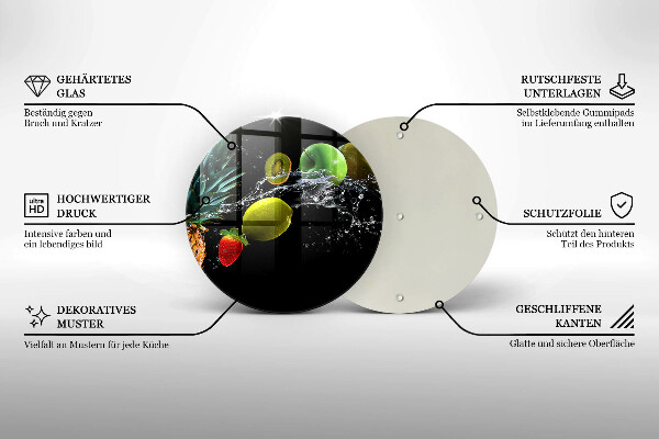 Tocător de bucătărie Fructe în apă