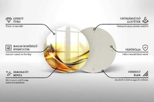 Tocător de bucătărie Linii abstracte de lumină