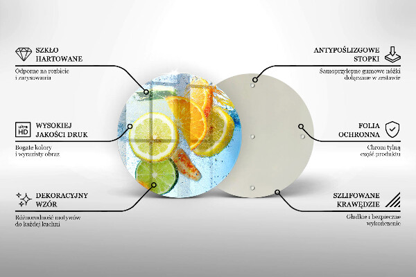 Tocător de bucătărie Apă de citrice suculentă