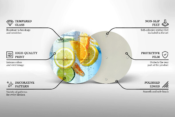 Tocător de bucătărie Apă de citrice suculentă