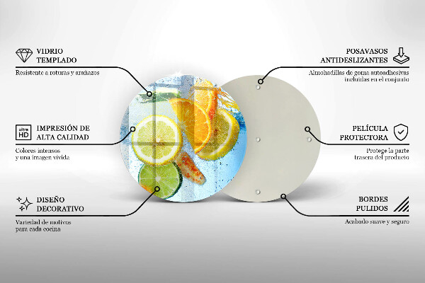 Tocător de bucătărie Apă de citrice suculentă