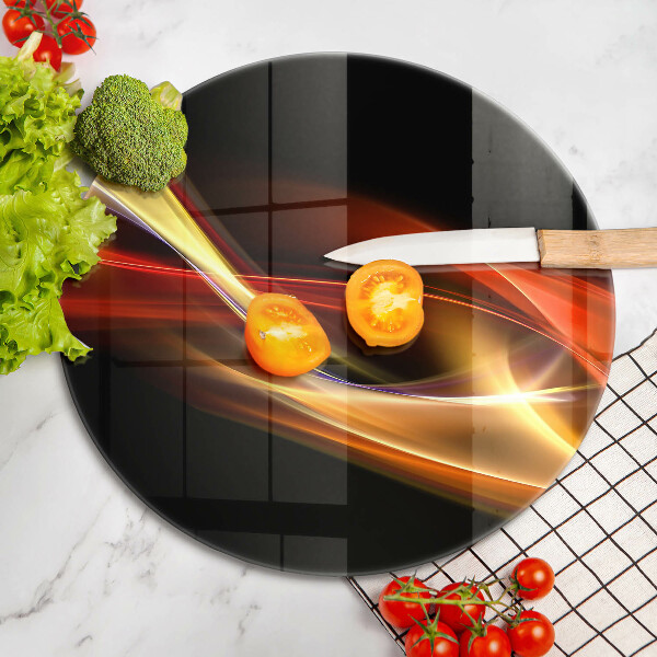 Tocător de bucătărie Fum și lumină abstracte