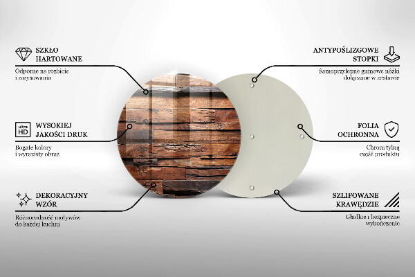 Tocător de bucătărie Scânduri decorative din lemn