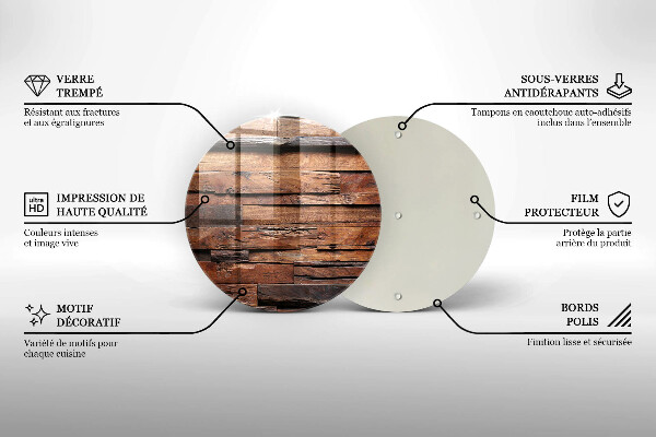 Tocător de bucătărie Scânduri decorative din lemn