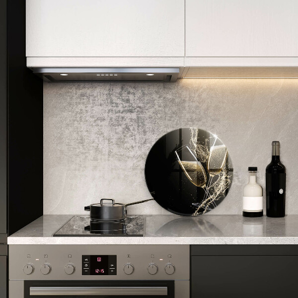 Tocător de bucătărie Pahare de șampanie