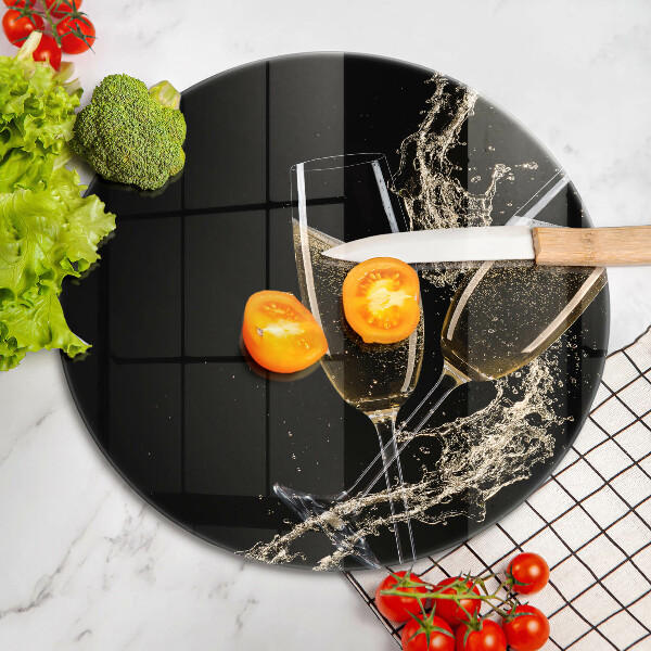 Tocător de bucătărie Pahare de șampanie