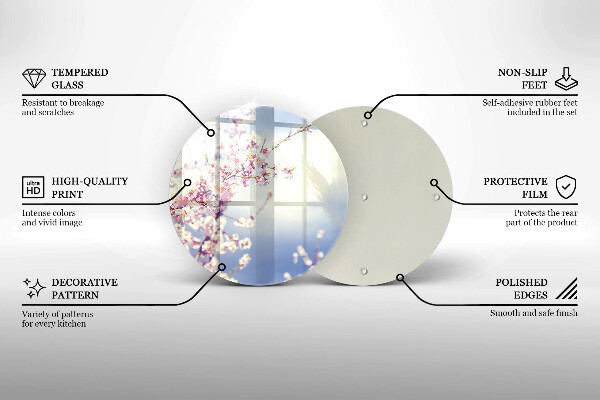 Tocător de bucătărie Copac înflorit