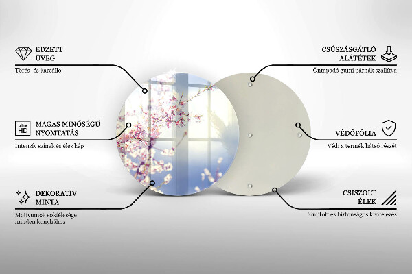Tocător de bucătărie Copac înflorit