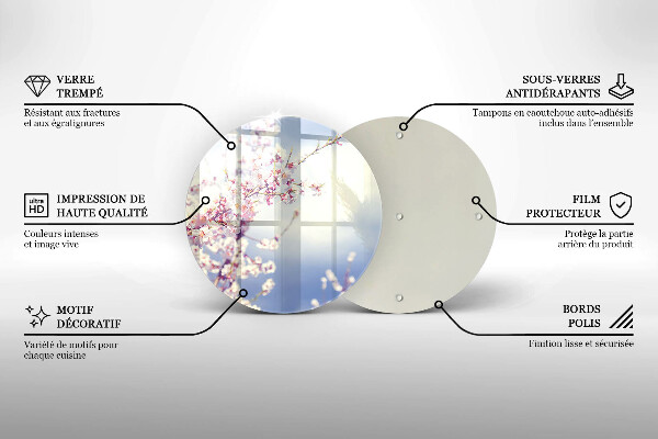 Tocător de bucătărie Copac înflorit