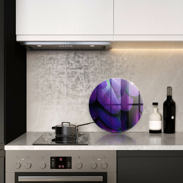 Tocător din sticlă Neon pene