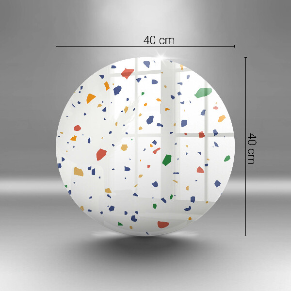 Tocător din sticlă Gresie colorata