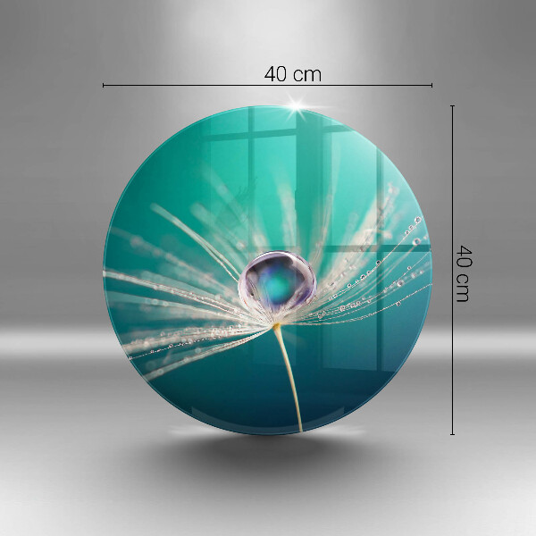 Tocător din sticlă Rouă pe o păpădie
