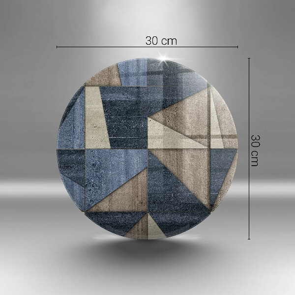 Tocător din sticlă Abstracția geometrică