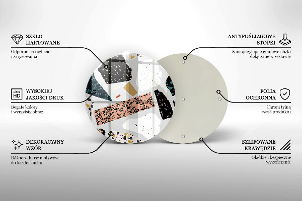 Tocător din sticlă Gresie