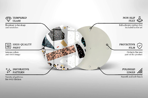 Tocător din sticlă Gresie