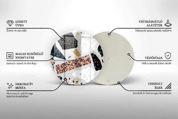 Tocător din sticlă Gresie