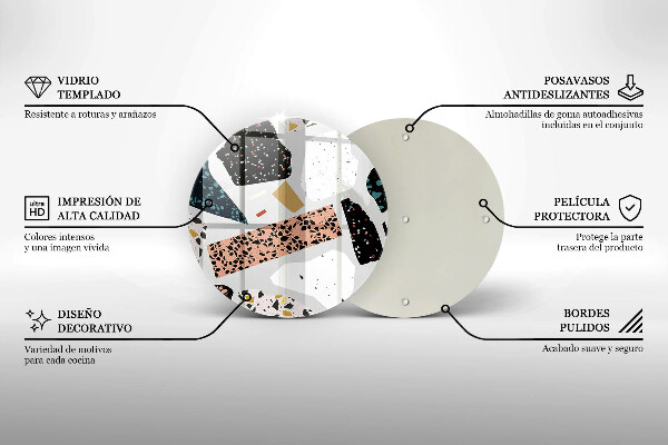 Tocător din sticlă Gresie