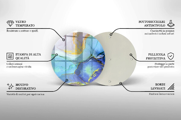 Tocător de bucătărie Piatră de aur crăpată
