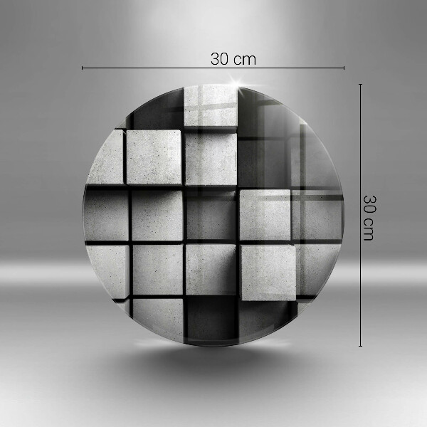 Tocător de bucătărie Fundal cu geometrie 3D