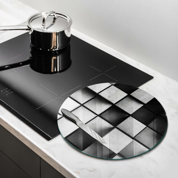 Tocător de bucătărie Fundal cu geometrie 3D