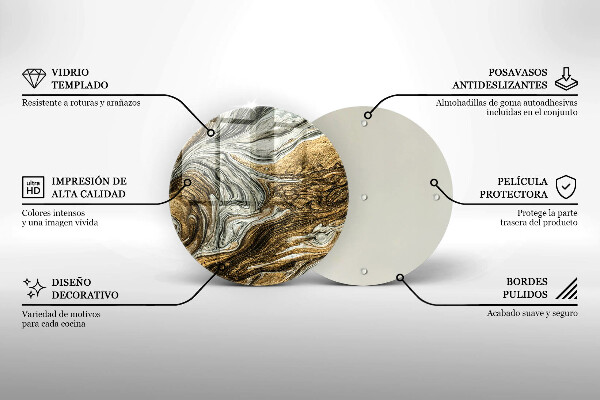 Tocător de bucătărie Abstracție bogată