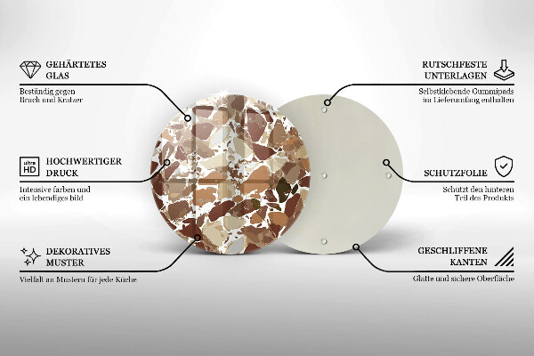 Tocător de bucătărie Pete decorative de piatră