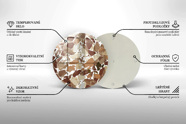 Tocător de bucătărie Pete decorative de piatră