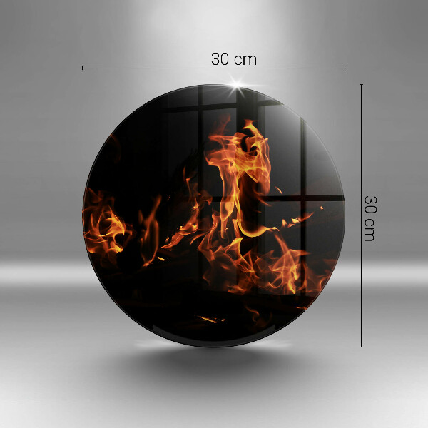 Tocător de bucătărie Trage o flacără vie