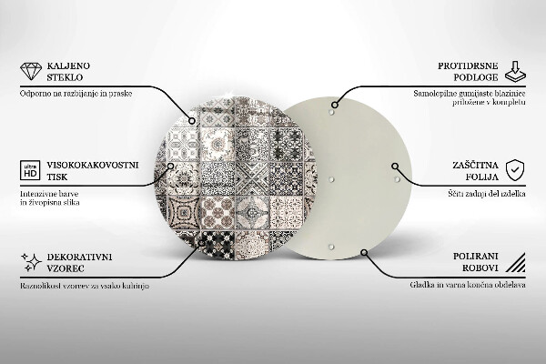 Tocător de bucătărie Placi decorative