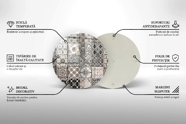 Tocător de bucătărie Placi decorative