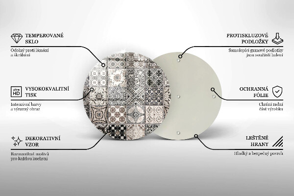 Tocător de bucătărie Placi decorative